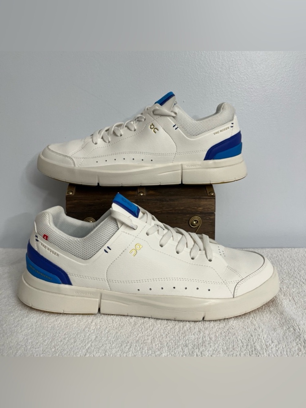 On Cloud Running THE ROGER Centre Court Men’s Size 12 White Malibu 3MD11272840